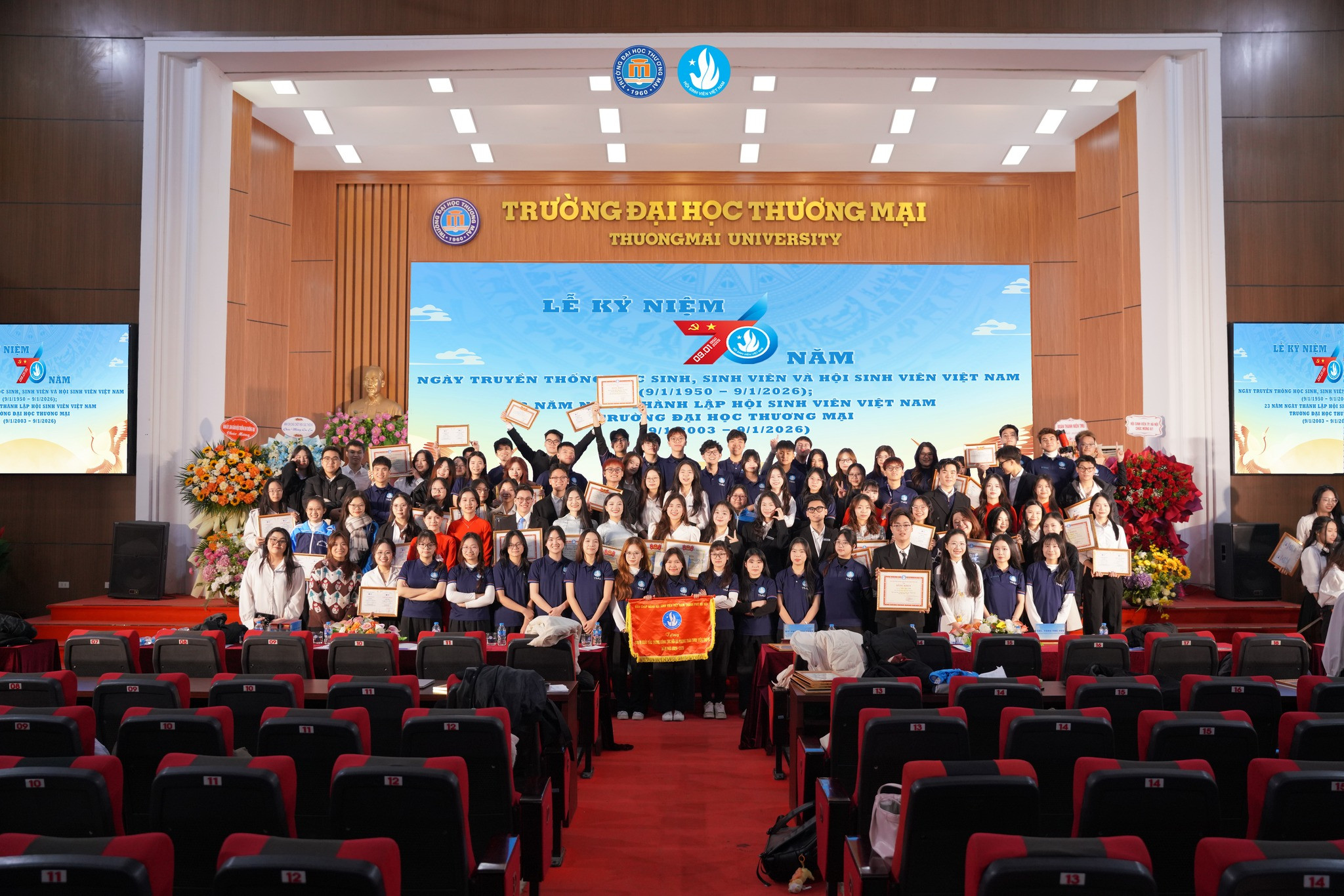 Lễ Kỷ niệm 76 năm Ngày truyền thống Học sinh - Sinh viên và Hội Sinh viên Việt Nam (09/01/1950 - 09/01/2026)