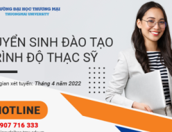 Thông báo tuyển sinh đào tạo trình độ Thạc sỹ năm học 2022 - 2023
