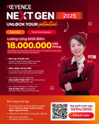 KEYENCE NEXT GEN 2025 - CƠ HỘI CHO SINH VIÊN ĐAM MÊ KINH DOANH & CÔNG NGHỆ
