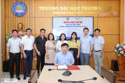 Chương trình khảo sát sơ bộ đánh giá ngoài 06 chương trình đào tạo trình độ thạc sỹ tại Trường Đại học Thương mại