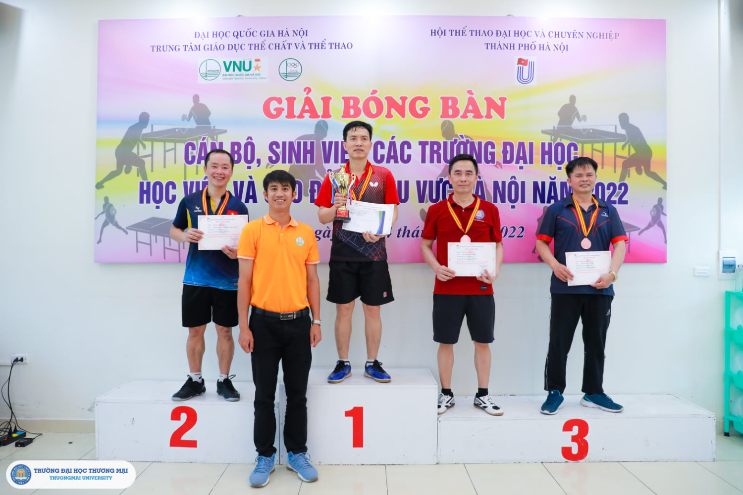 GIẢI BÓNG BÀN - CỜ VUA CÁC TRƯỜNG ĐẠI HỌC, HỌC VIỆN VÀ CAO ĐẲNG KHU VỰC HÀ NỘI NĂM 2022